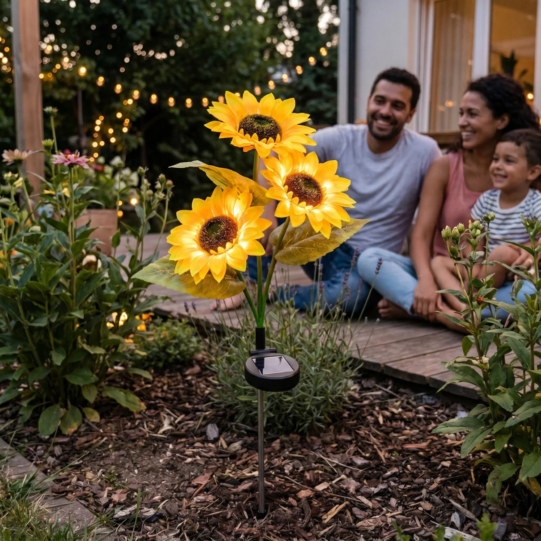 Evening Glow Sunflower Lights