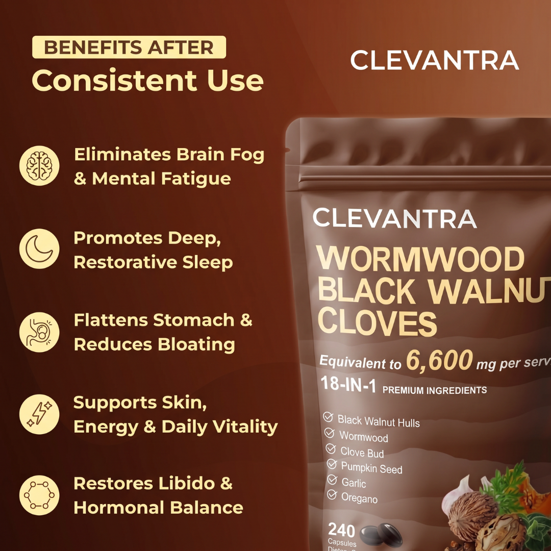 Wormwood Black Walnut – Natural Parasite Balance Reset