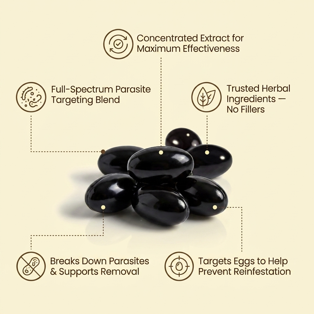 Wormwood & Black Walnut Clove Softgels