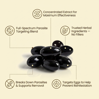 Wormwood & Black Walnut Clove Softgels